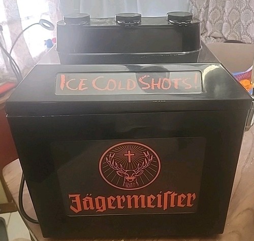 Jagermeister Tap Machine JEMUS Model 3 Bottle Shot Dispenser Chiller - Tested!