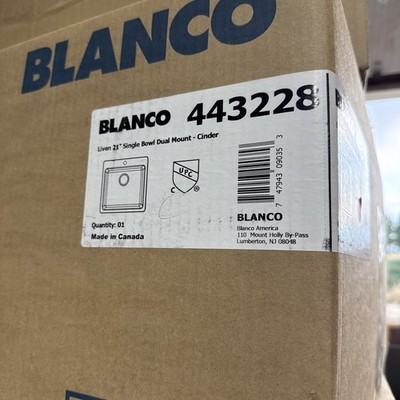 Blanco 443228 Cinder sink