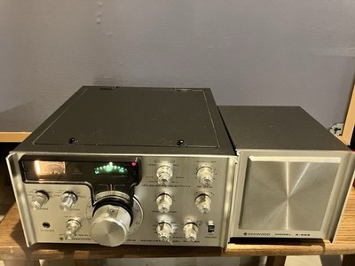 Vtg Kenwood T599 R599 w/ Spkr, Orig. Interconnect Cable, Manuals