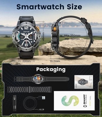 Esfoe Sport Smart Watch Make Life Better Alarm, Message, Stand By Mode, Healthy