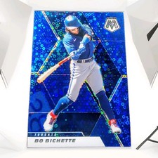 2021 Panini Mosaic Quick Pitch Blue Prizm #160 Bo Bichette Blue Jays /85