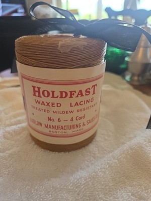 Holdfast Wax Lacing Ludlow Mfg & Sales Boston MASS