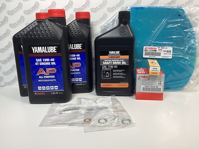 #ad Yamaha Grizzly 550 Service Kit Oil change Air filter YSK GR55 $98.00