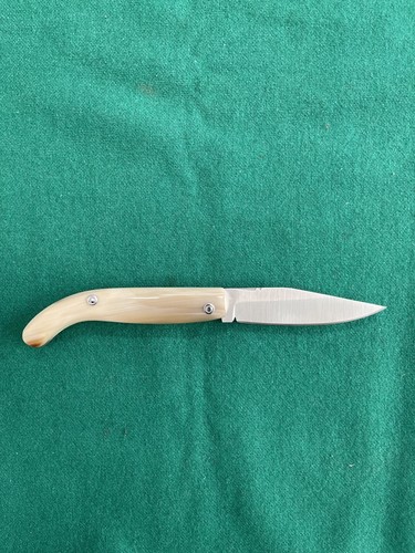 Coltello artigianale regionale italiano Nino in corno - Knife Navaja Couteau - Foto 3 di 5