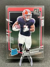 2023 Panini Donruss Clearly BIJAN ROBINSON RC #53 Rated Rookie Falcons
