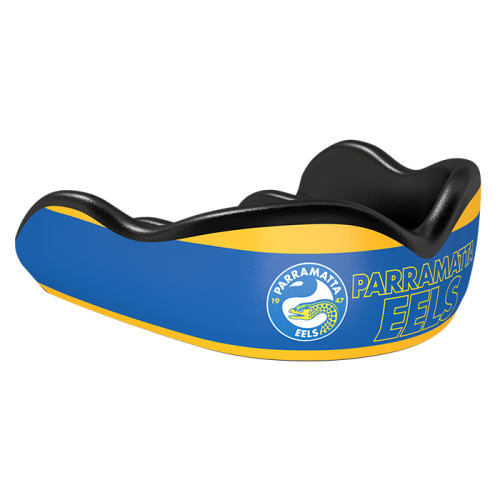 PARRAMATTA EELS NRL TEAM DAMPROTECH TECHNOLOGY BOIL & BITE MOUTHGUARD - ADULT - Picture 1 of 1