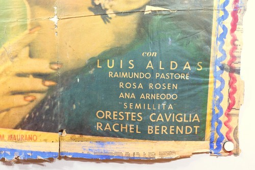 Una Vez En La Vida- Libertad Lamarque 1941 Movie Poster- 29x44 B16-40-19 - 第 5/7 張圖片