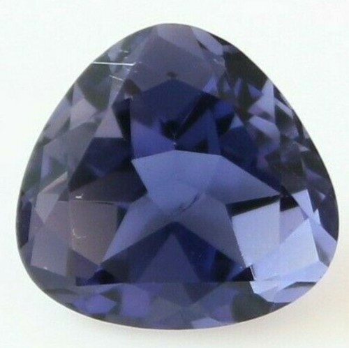 Natural Iolite Trillion brilliant Cut Faceted Stone 3.51 Ct, Loose Gemstone 10MM - Picture 1 of 6