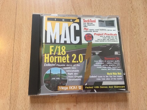 The MAC Magazine 1995 Mega ROM CD 12 Demos Shareware TechTool Software Retro - 第 1/3 張圖片