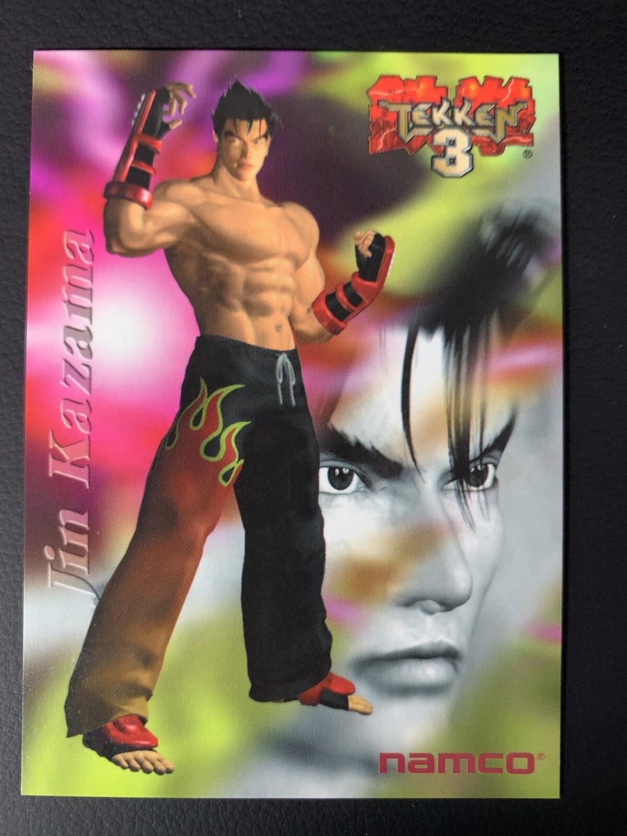 Jin Kazama Tekken 3 056 Namco Card Epoch 1998 Japanese | eBay