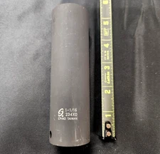 QTY 1 NEW SUNEX 234XD 1-1/16" BLACK OXIDE 1/2" DRIVE EXTRA DEEP IMPACT SOCKET