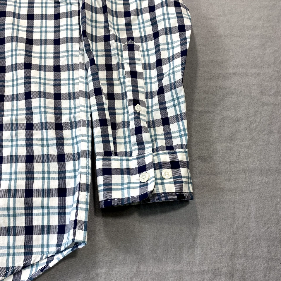 Pendleton Shirt Mens Large Blue White Bridgeport Button Up Outdoor Casual Adult - Image 4 of 4