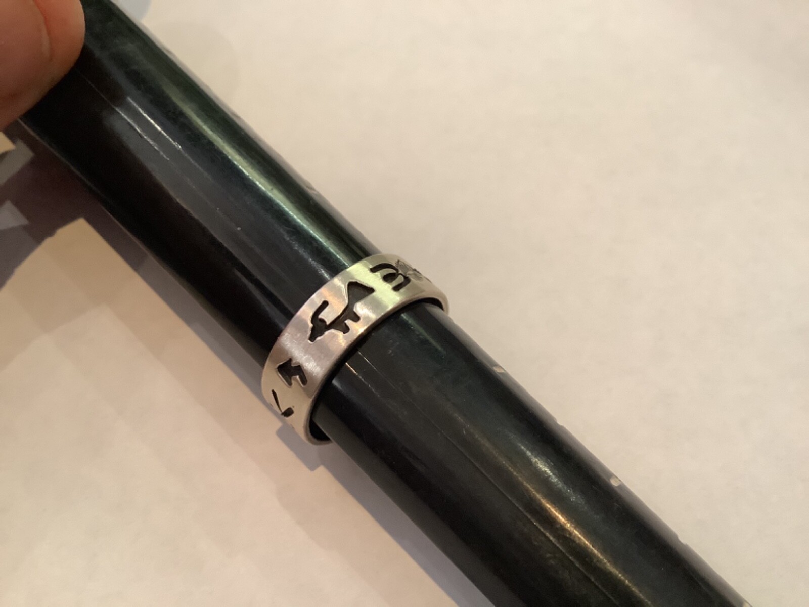 AUTHENTIC SIGNED GM STERLING SILVER NATIVE AMERIC… - image 2