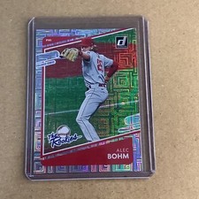 2021 Panini Donruss Alec Bohm #TR7 The Rookies Parallel Vector Holo Rookie A-48
