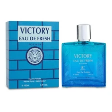 VICTORY EAU DE FRESH Fragrance Couture Men's Cologne 3.4 Oz EDT Spray