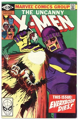 X-Men  # 142    VERY FINE+    Feb. 1981   Deaths  of alternate future Wolverine,