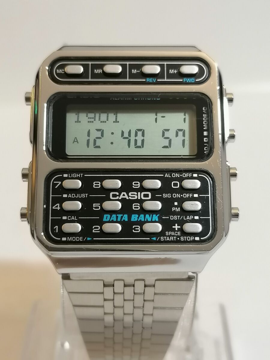 RARE CASIO CD-401 1984 VINTAGE ORIGINAL DATABANK WATCH RARE CASIO CD-401 1984 VINTAGE ORIGINAL DATABANK WATCH