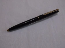 MONTBLANC CLASSIC # 380 BLACK & GOLD TRIM BALLPOINT PEN
