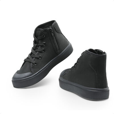 Dream Pairs Kids Shoes Boys Girls Fashion Sneakers High Top Canvas Shoes