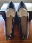 Bernardo Womens Suede Leather Dressy Shoes In Navy  9 M NWB — photo 2