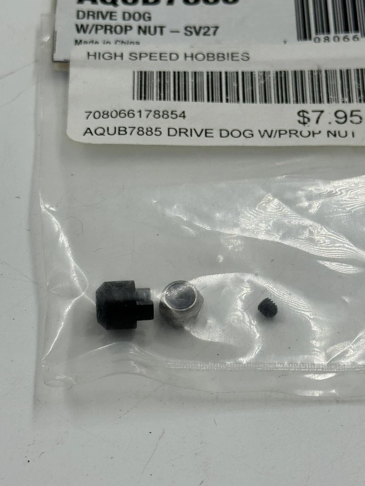 Aquacraft AQUB7885 Drive Dog con tuerca de apoyo para: SV27 Foto 2 de 3