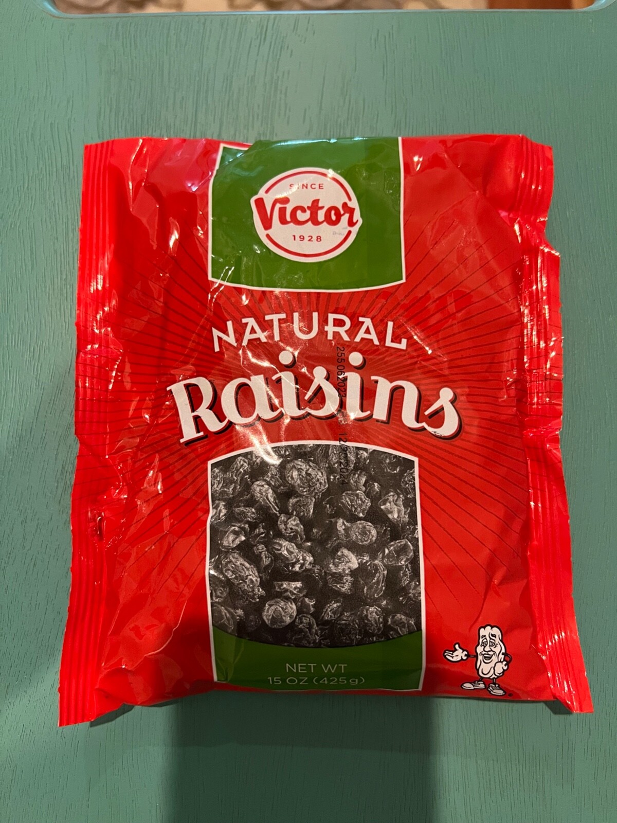 3 Bags Victor Natural Raisins 15 oz (425g) each Best By 04/2025 for