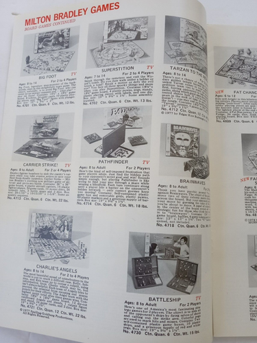 MILTON BRADLEY SUPER STAPLES 1978 Toy Catalog New STARBIRD, CHIPS, LASER ATTACK - Picture 20 of 24