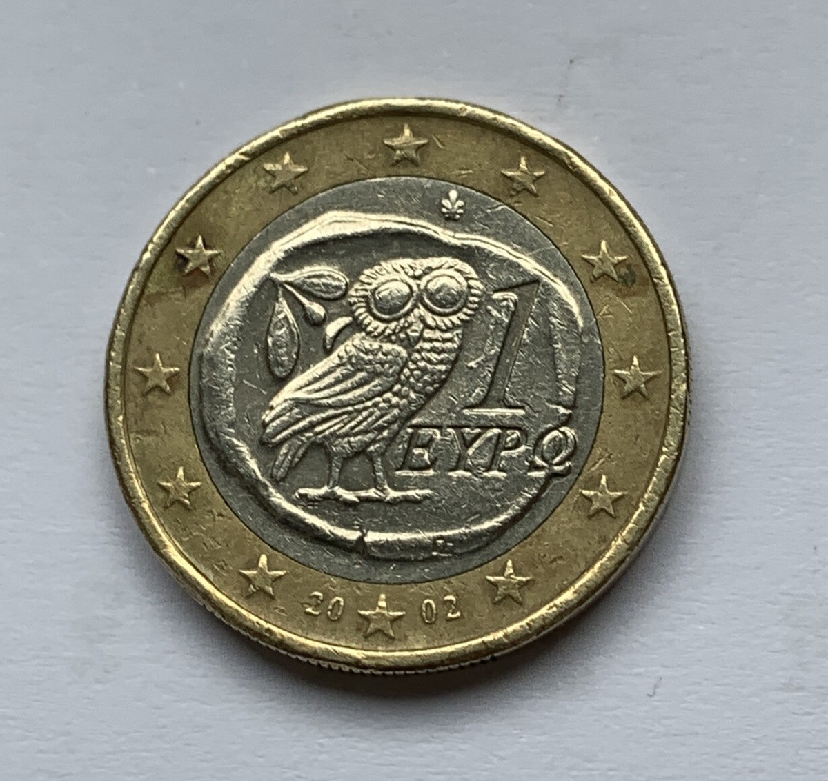 MONETA DA EURO 2002 RARA EYPO GUFO COSTO OTT