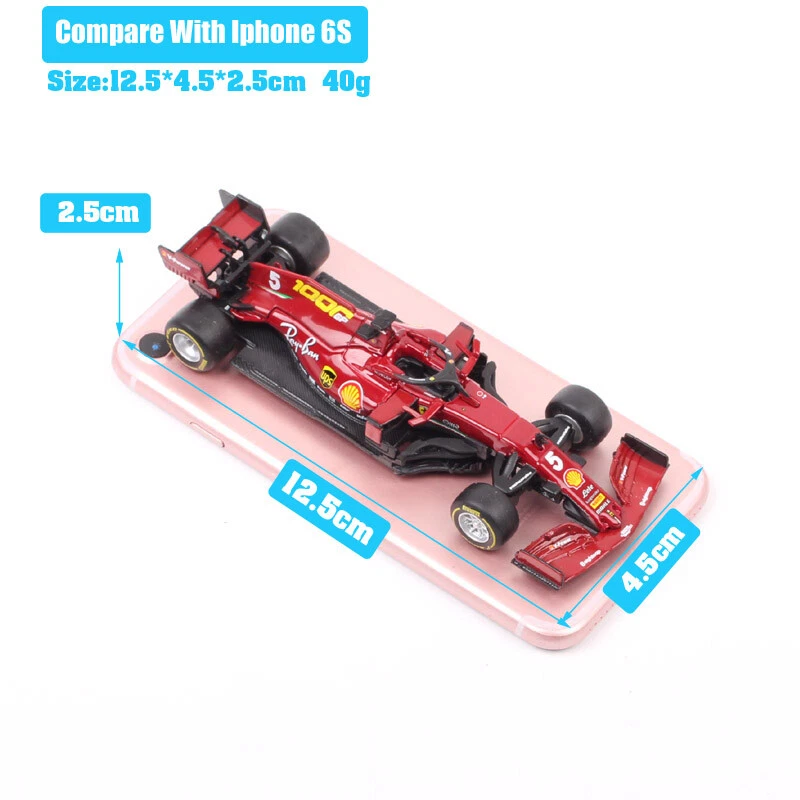 BBurago 1/43 Tucan GP Ferrari SF1000 #5 Sebastian Vettel 2020 F1 Model Car Toy - Image 3 of 4