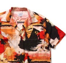 fuct     USA SADDAM Horses Hawaiian Aloha Button Down Camp Shirt Supreme SSDD