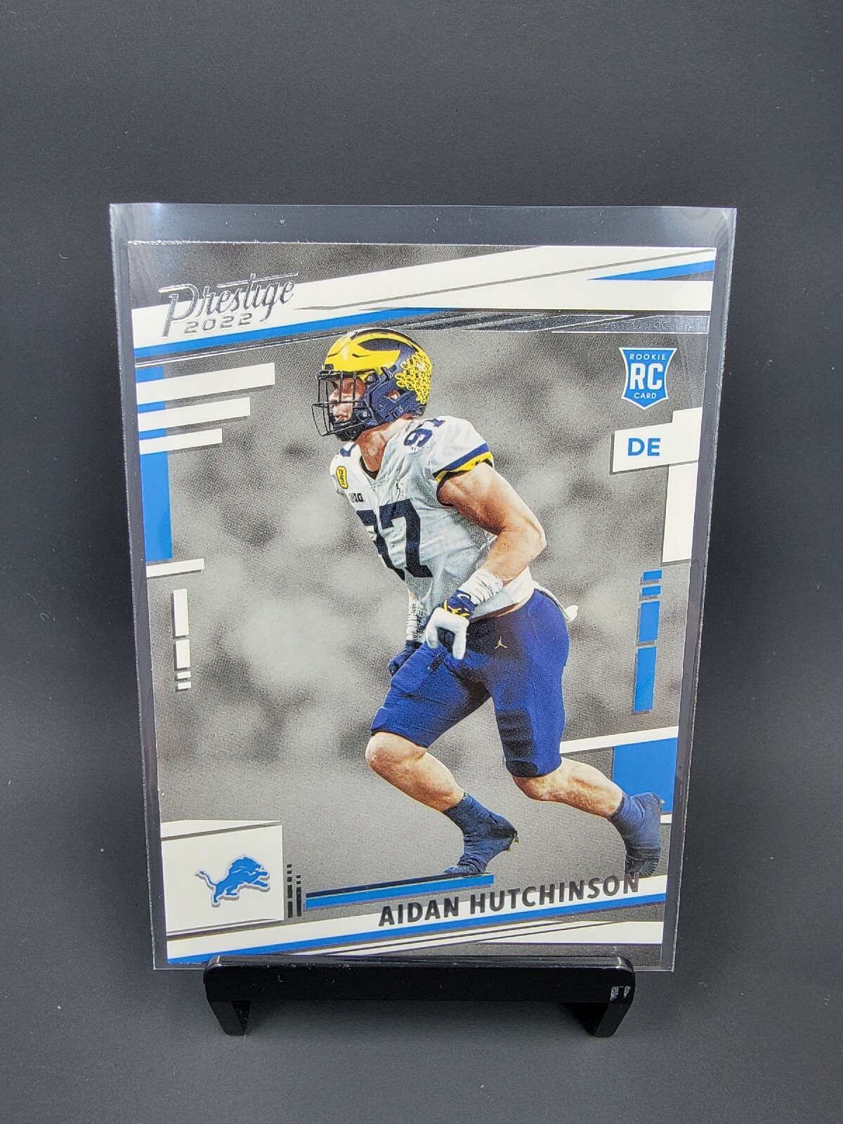 AIDAN HUTCHINSON 2022 Panini Prestige Rookie Card Base #312 Detroit Lions