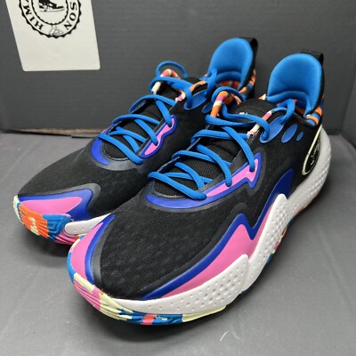 Under Armour Spawn 5 LE BLUE/PINK/BLACK Basketball 3026758  display picture 3