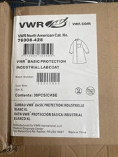 XL Single use Lab Coat Case of 30 VWR 76008-428