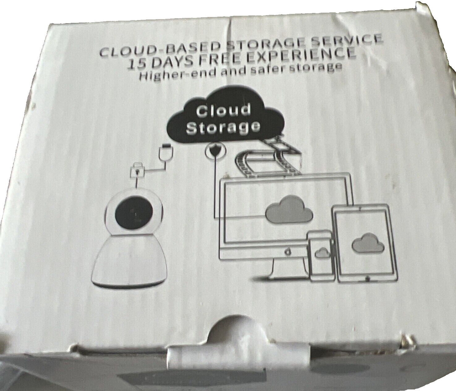 Cloud - Based Storage Home Security Camera White Cloud Stora