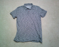 Quicksilver Polo Shirt Mens Small Gray