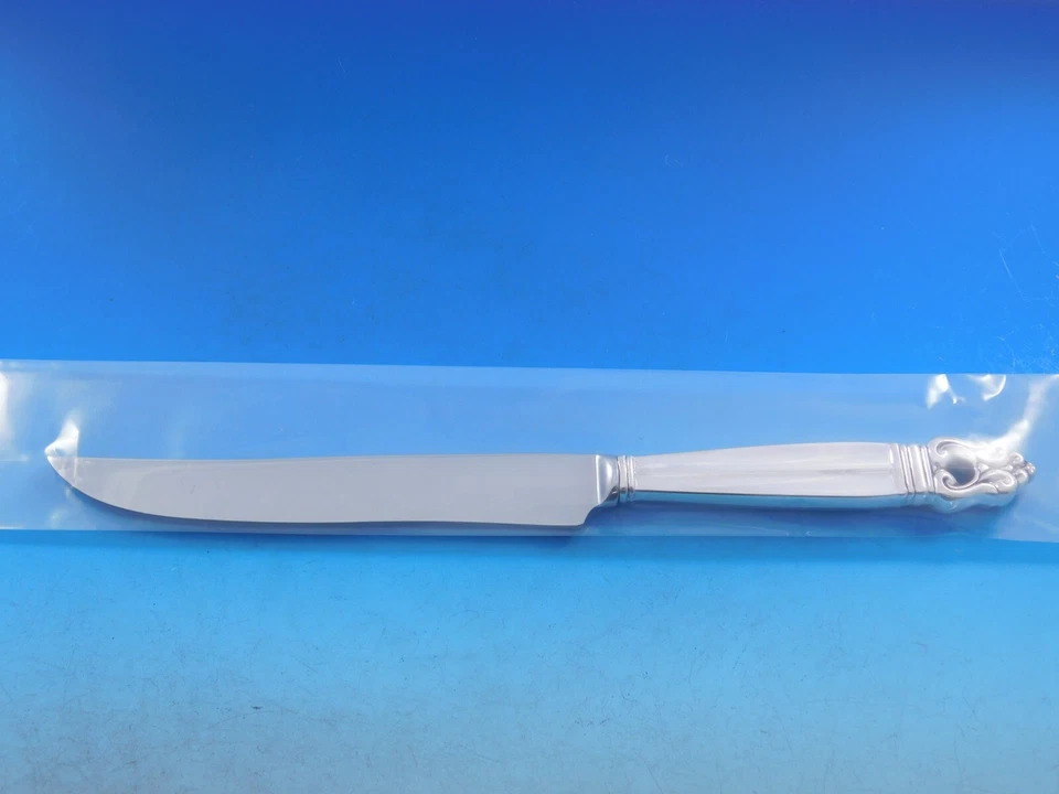 Juego de cuchillos para carne Royal Danish by International de plata esterlina tamaño Texas personalizado Foto 3 de 4