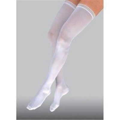 Jobst 111488 Anti-Embolism Thigh Hight Closed Toe, Extra Large Long White NEW!
