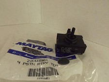 INTERRUPTOR DE TEMPERATURA GIRATORIO MAYTAG WHIRLPOOL LAVADORA 22003961 4 POS NUEVO
