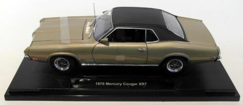 Welly 1/18 Scale Diecast 12521W - 1970 Mercury Cougar XR7 - Gold/Black - Picture 5 of 5