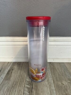 Starbucks YAH YOU ARE HERE - MALTA  Drink Tumbler Cup Bottle RARE US Ship