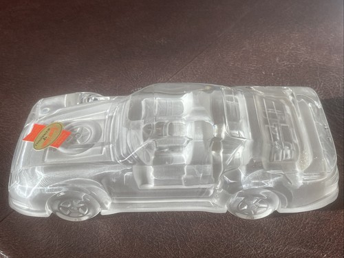 Porsche 959 Anna Hutte 24% leaded crystal classic race car 1980s Germany stand - Picture 4 of 8