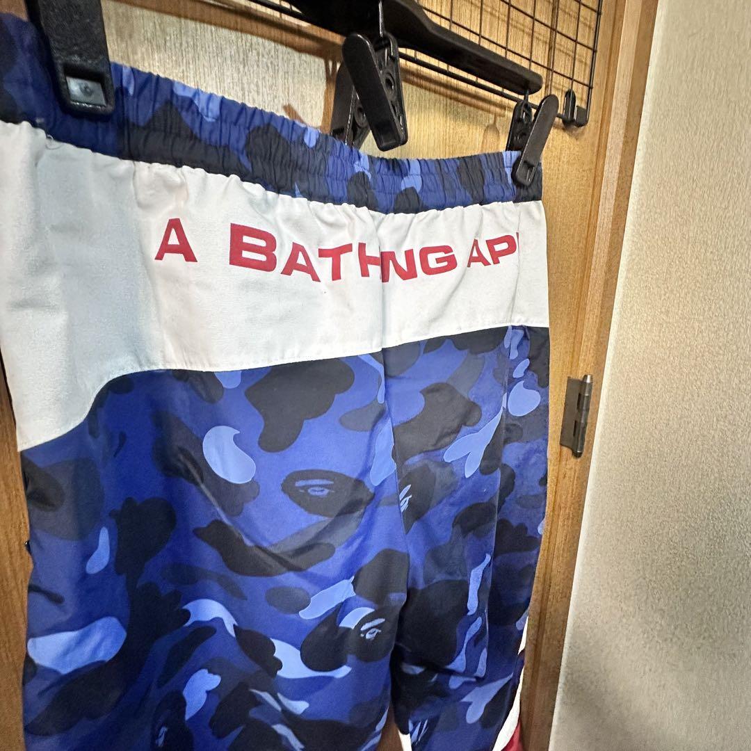 BAPE COLOR CAMO BAPESTA TRACK PANTS | eBay