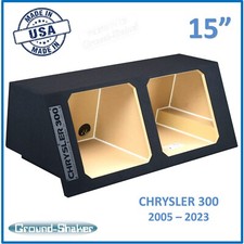 2005-2023 Chrysler 300 15" Dual Sealed Solo Baric Sub Box Subwoofer Enclosure