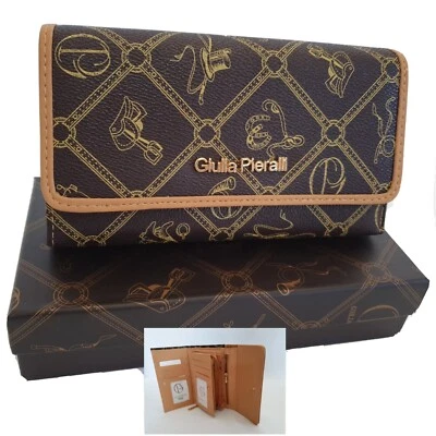 Giulia Pieralli XXL Geldbörse Damenbörse Portemonnaie Geschenk Packung neu DHL