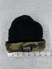 Vans Beanie Toque Youth 8-20 Black Green Camo Knit Acrylic Blend Ski Outdoors