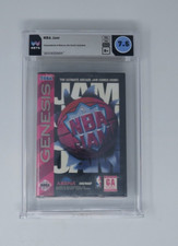 New Original NBA JAM Sega Genesis Factory Sealed Video Game! Wata 7.5 B+ Graded