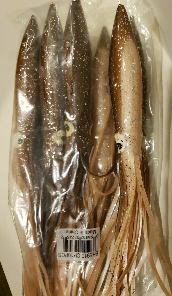 Monster 9 Inch Shells 9 inch shell bulb squid pack of 10 pick your color packs free shipping ...