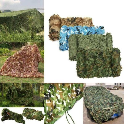 Ortolc Filet De Camouflage Renforcé Toile Ombrage Camouflage Blanc