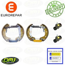 FITS VAUXHALL CORSA B 1.6 GSI REAR BRAKE SHOES & WHEEL CYLINDER KIT - FREE PP