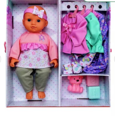 Chad Valley Babies to Love Doll and Fashion Wardrobe Brand new in box  UK